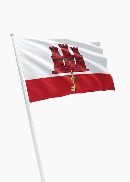 Vlag Gibraltar ( Koopv.) - 100x150cm